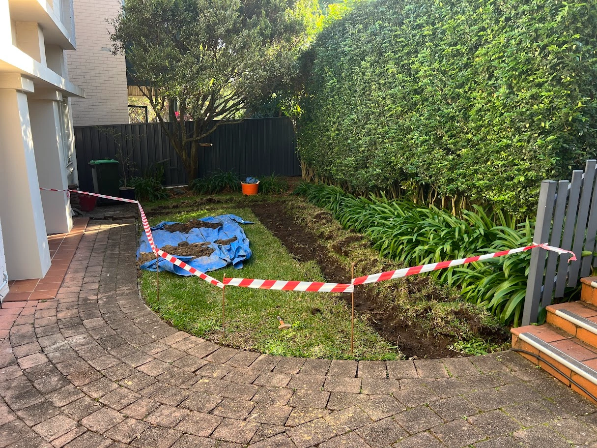 Emergency plumber from Sigma Plumbing repairing a burst water pipe at a home in Western Sydney