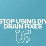 Stop using DIY drain fixes